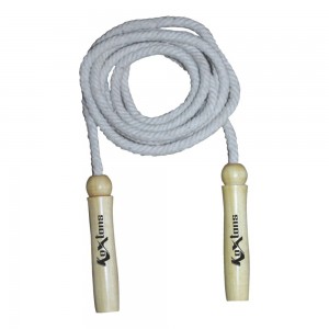 COTTON Skipping Rope by Koxtons | Wooden Handle | Best Kids Skipping Rope for Fitness