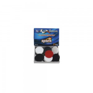 Carrom Men Acrylic Spark