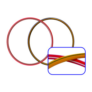 Koxtons Dancing Hoops Double Colour – 18" Premium