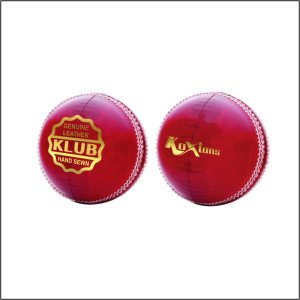 Cricket Leather Ball Red – KLUB 4 Piece