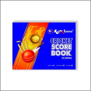 Koxtons Cricket Score Book – 40 Innings
